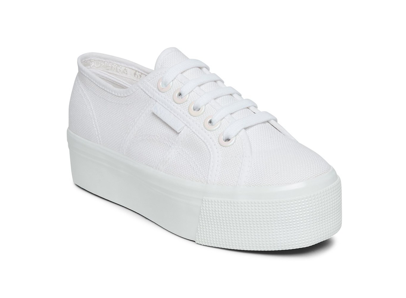 Espadrille Feminino Branco - Superga 2790 Cotw Bigeyelets - UBAQV-6983